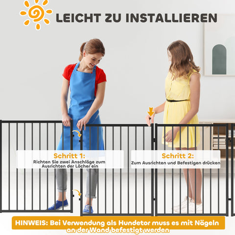 Rootz Puppy Run Dog Spout - Puppy Enclosure - Foldable Dog Fence - Versatile & Portable - 240cm x 60cm x 76cm