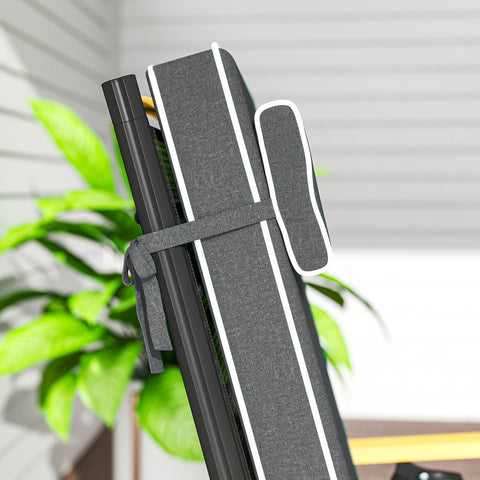 Rootz Seat Cushion - Chair Pad - Outdoor Cushion - Water-Repellent Comfort - 120cm x 47cm x 9.5cm - Grey