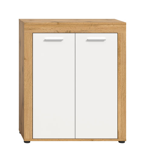 Rootz Shoe Cabinet - Compact Storage - Shoe Organizer - Space for 12 Pairs - 80x95x35cm