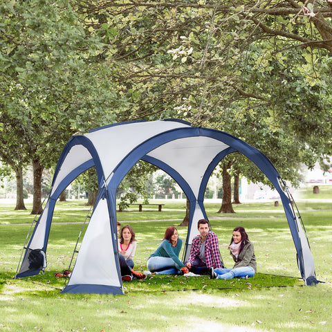 Rootz Family Dome Camping Tent - Outdoor Shelter - Spacious Tent - UV Protection - 350cm x 350cm x 230cm