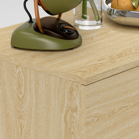 Rootz Chest of Drawers 6 Drawer - Modern Dresser - Bedroom Storage - Tilt Protection - 110b x 40t x 75h cm - Robust & Elegant Design