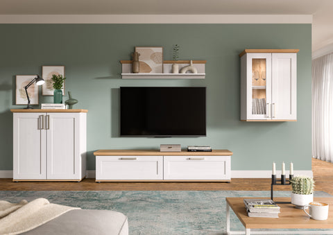 Rootz Living Room Furniture Set - Lounge Suite - Home Cabinetry - Functional Design - 336cm x 161cm x 40cm