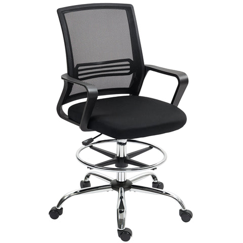 Rootz Office Chair - Swivel Chair - Rotatable Desk Chair - Adjustable & Rollable - 58cm x 58cm x 103-123cm