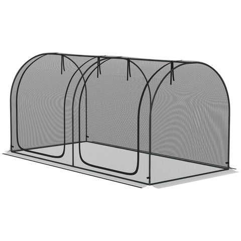 Rootz Garden Netting Plant Protection Tent - Pest Net - Insect Protection - Windproof - 249 x 120 x 120 cm