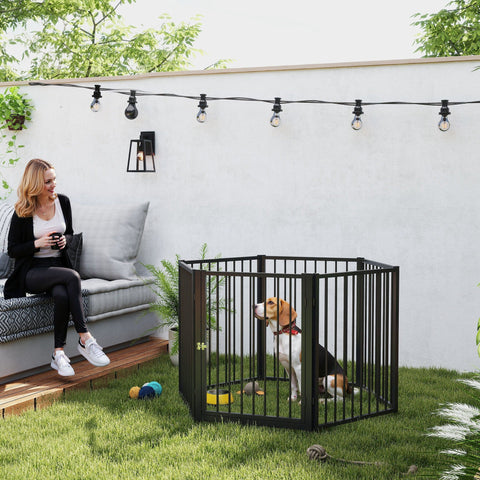Rootz Puppy Run Dog Spout - Puppy Enclosure - Foldable Dog Fence - Versatile & Portable - 240cm x 60cm x 76cm