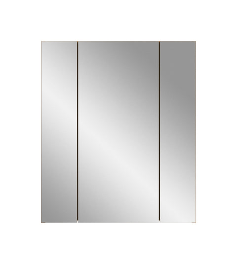 Rootz Mirror Cabinet - Bath Vanity - Reflective Storage - High-Quality MDF - 60x70x18 cm