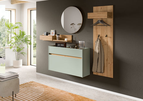 Rootz 4 Piece Wardrobe Set - Organizer, Storage Unit - Easy Assembly - Chipboard - 197x205x32cm