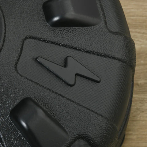 Rootz Punching Ball - Height Adjustable - Fillable Base - Steel - Faux Leather - Black + Red + White - Ø48 x 147-165H cm