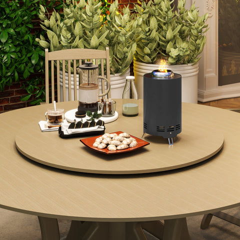 Rootz Fire Bowl - Fireplace - Fire Shells - Smoke-Free Combustion - Stainless Steel - Ø16x25cm