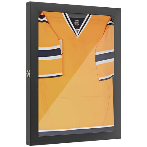 Rootz Frame-Box T-Frame - Jersey Display Case - Sports Memorabilia Frame - Dust Protection - 71cm x 6.5cm x 89cm