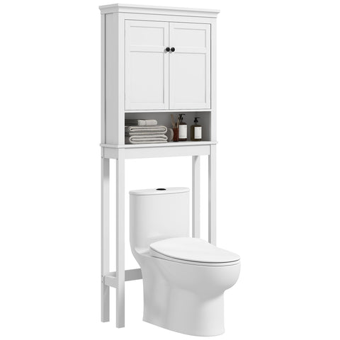Rootz Over Toilet Shelf - Bathroom Shelf - Space Saver - Enhance Storage - 70l x 20b x 175h cm