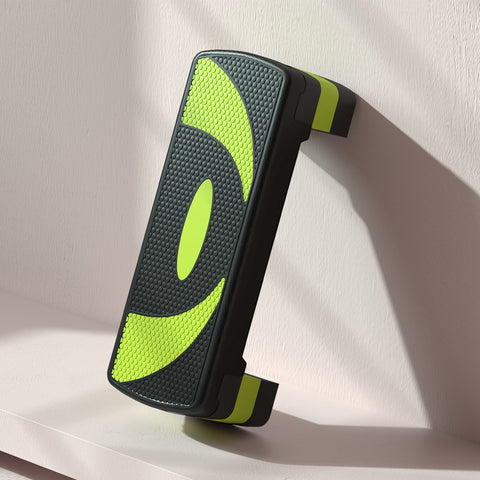 Rootz Aerobic Stepper - Fitness Step - Cardio Step - Shock-Damping - 80 x 31 x 10-20cm Adjustable - Holds 150kg