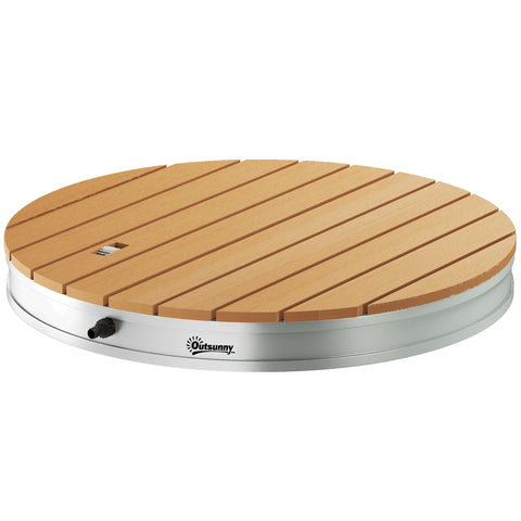 Rootz Portable Outdoor Shower Set - Garden Shower - Outdoor Water Fountain - UV & Frost Resistant - Ø70.5 x 7.5H cm