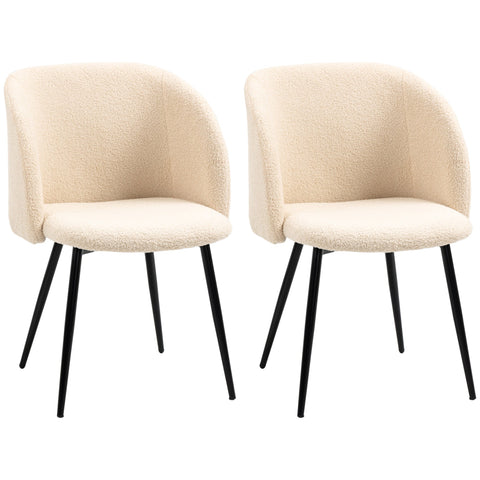 Rootz Set of 2 Dining Room Chairs - Velvet Chairs - Modern Seating - Absolute Comfort - 55cm x 62cm x 80cm - Brown & Black