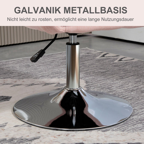 Rootz Swivel Chair - Office Chair - Height Adjustable Chair - Maximum Comfort - 60 x 60 x 79-91 cm - Grey