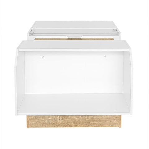 Rootz LED Coffee Table - Illuminated Table - Modern Living Room Centerpiece - App-Controlled Lighting - 115cm x 58.2cm x 40cm