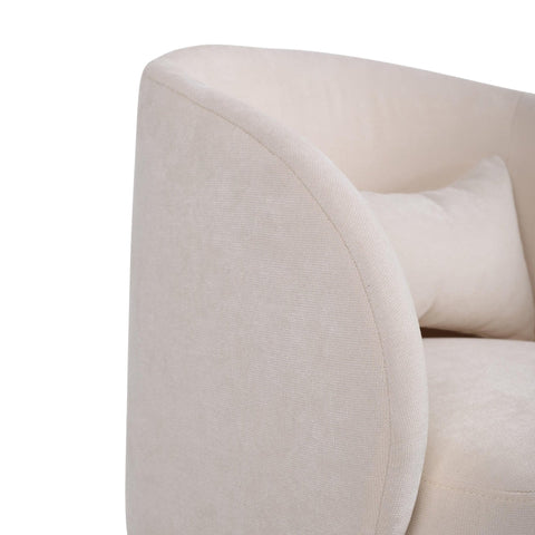 Rootz Modern Leisure Chair - Swivel Chair - Rotating Base - Comfort & Style - 67cm x 61.4cm x 77.9cm