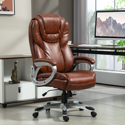 Rootz Office Chair - Swinging Chair - Rocking Chair - 360° Swivel - Foam Padding - 66 x 75.5 x 115.5-124.5 cm