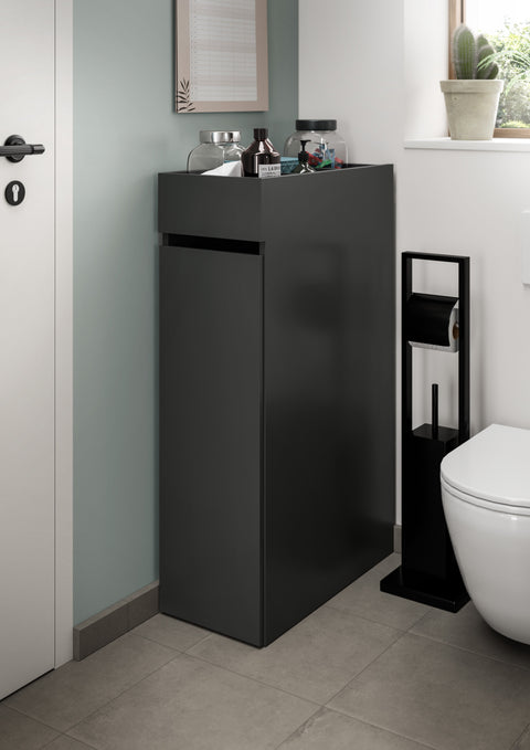 Rootz Add-On Shelf - Storage Solution - Organizer - Easy-Care Surface - 29x101x60 cm Grey Imitation