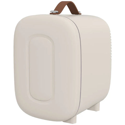 Rootz Keukenapparatuur - Draagbare Adapter - Schoonheidskoelkast - Capaciteit 4 L - Dienblad - Crèmewit - 20,3 X 26,3 X 28 Cm