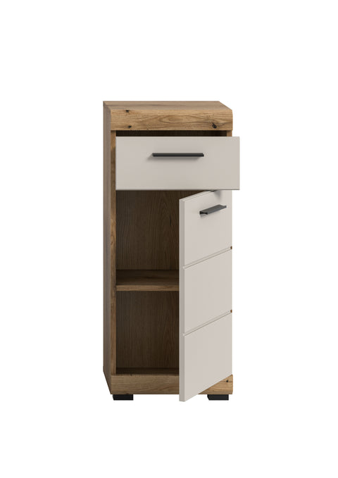 Rootz Freestanding Cabinet - Storage Unit - Organizer - Durable MDF, Versatile Design - 37 x 88 x 31 cm