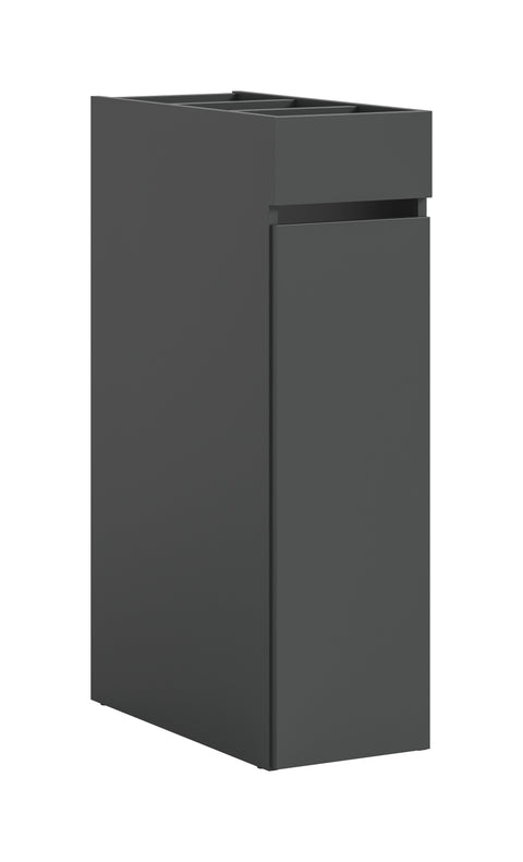 Rootz Add-On Shelf - Storage Solution - Organizer - Easy-Care Surface - 29x101x60 cm Grey Imitation