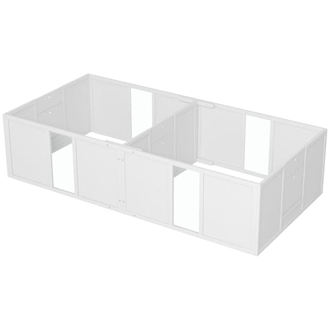 Rootz Whelping Box - Puppy Nest - Dog Birth Crate - Safe & Cozy Retreat - 196L x 96W x 48H cm