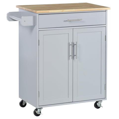 Rootz Kitchen Serving Cart - Service Car - Kitchen Island - Elegant Design - 83cm x 45cm x 91.5cm