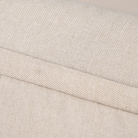 Rootz Single Sofa Bed - Convertible Sofa - Sleeper Chair - Versatile - Comfortable - Stylish - 94W x 78D x 80H cm (Sofa) - 94W x 190D x 27H cm (Bed) - Imitation Linen - Rubber Wood