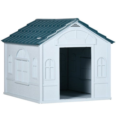 Rootz Outdoor Dog House - Pet Shelter - Canine Home - Durable & Weather-Resistant - 65 x 75.7 x 63 cm