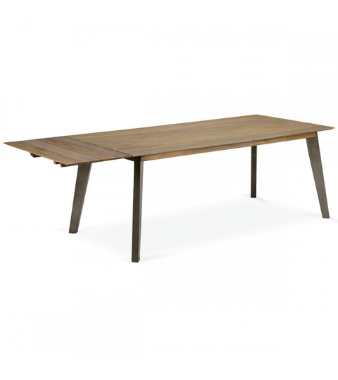 Rootz Dining Table - Modern Table - Extendable Table - Solid Acacia Wood - Durable & Spacious - Contemporary Design - 200cm x 100cm x 75cm