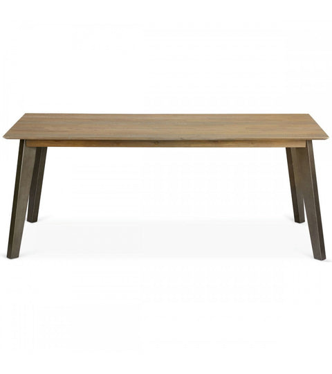 Rootz Dining Table - Modern Table - Extendable Table - Solid Acacia Wood - Durable & Spacious - Contemporary Design - 200cm x 100cm x 75cm