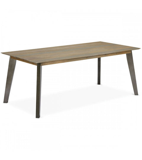 Rootz Dining Table - Modern Table - Extendable Table - Solid Acacia Wood - Durable & Spacious - Contemporary Design - 200cm x 100cm x 75cm
