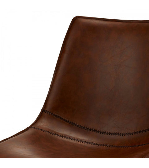 Rootz Dining Chair Set - Modern Chair - Stylish Seating - Comfortable, Versatile, Easy Assembly - Faux Leather - 47cm x 55cm x 84cm