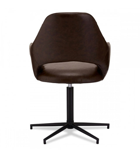 Rootz Dining Chair - Modern Dining Chair - Swivel Chair - Exceptional Comfort - Durable & Stylish - Easy Maintenance - 59cm x 64cm x 89cm