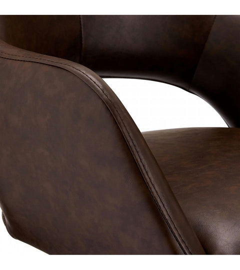 Rootz Dining Chair - Modern Dining Chair - Swivel Chair - Exceptional Comfort - Durable & Stylish - Easy Maintenance - 59cm x 64cm x 89cm