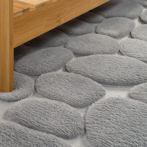 Memory Foam Bath Mat – Soft & Durable – Embossed Patterns – Quick Drying