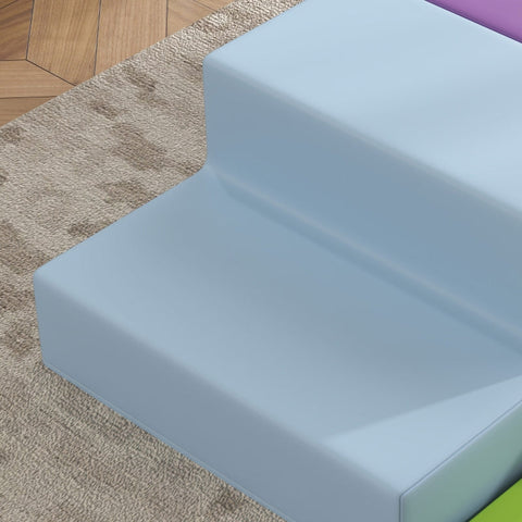 Rootz Soft Building Block Set - Climbing Blocks - Foam Blocks - Motor Development - Faux Leather - 45cm x 45cm x 25cm