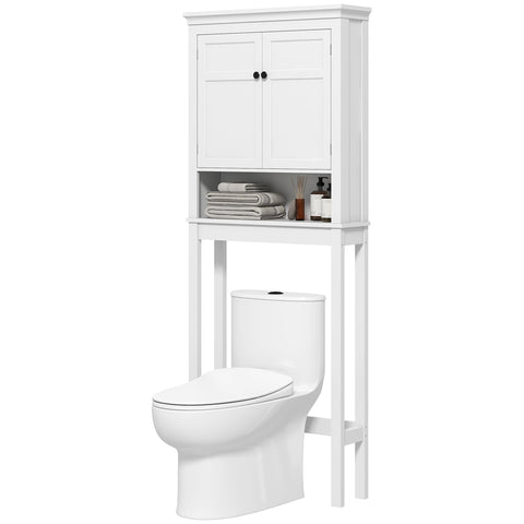 Rootz Over Toilet Shelf - Bathroom Shelf - Space Saver - Enhance Storage - 70l x 20b x 175h cm