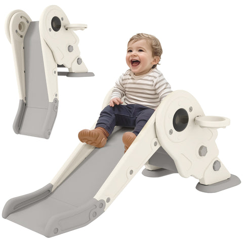 Rootz 3-in-1 Children's Slide - Indoor Slide - Kids Playset - Foldable Design for Easy Storage - 132cm x 48cm x 57cm