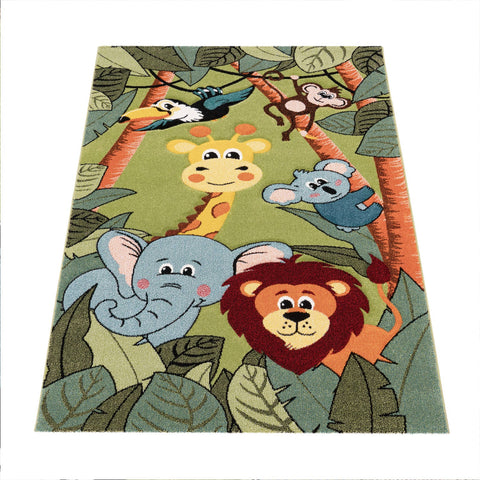 Playful Kids Room Rug – Soft, Durable & Fun – Handcrafted Contours – Cozy & Robust