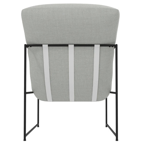 Rootz Armchair - Relaxation Chair - Armchair In Industrial Design - Upholstered Chair - Metal Frame - Imitation Linen - Beige - 65.5 cm x 106 cm x 94 cm