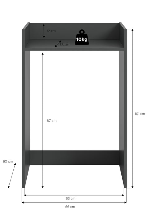 {"product_title":"Rootz Washing Machine Cabinet - Storage Solution - Organizer - Easy Installation - 66x101x60 cm"}