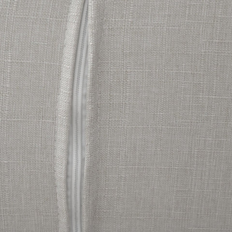 Rootz Armchair Set - Reclining Chair with Footstool - Linen Look - Wooden Frame - Lightweight & Compact - Breathable Cover - Light Grey - 66.5cm x 80cm x 99cm