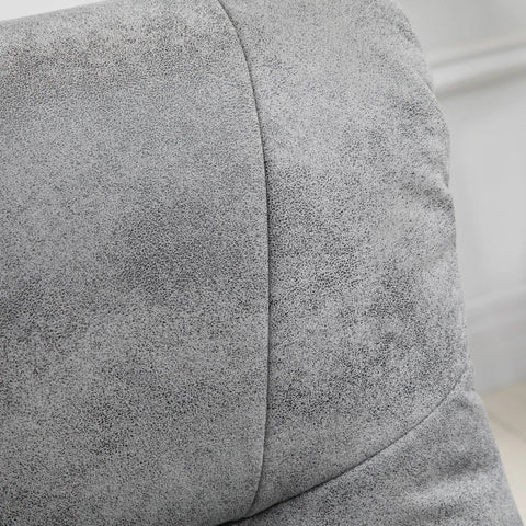 Rootz Relaxation Chair With Stool - 360° Rotatable - 135° Tiltable - Recliner Chair - Breathable Cover - Gray - 78 x 82.5 x 109 cm