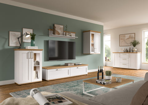 Rootz Living Room Furniture Set - Lounge Suite - Home Cabinetry - Functional Design - 336cm x 161cm x 40cm