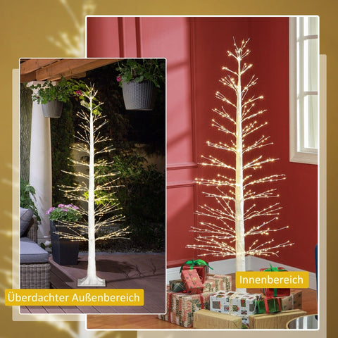 Rootz Artificial Light Tree - LED Tree - Decorative Tree - Lifelike Bark - Warm White LEDs - Flexible Branches - Indoor Outdoor - 180cm x 26cm x 26cm