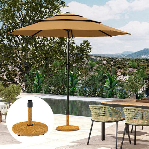 Rootz Garden Parasol Stand - Umbrella Base - Sun Shade Holder - Firm Stability - Ø48 x 44cm
