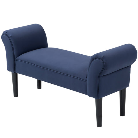 Rootz Padded Bench - Upholstered Seat - Bedroom Bench - Comfort Seating - 130kg Capacity - 102cm x 36cm x 51cm