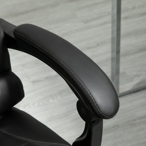Rootz Executive Office Chair - Ergonomic Chair - Reclining Seat - Comfort Tilt Function - 64.5cm x 69cm x 117cm - Black